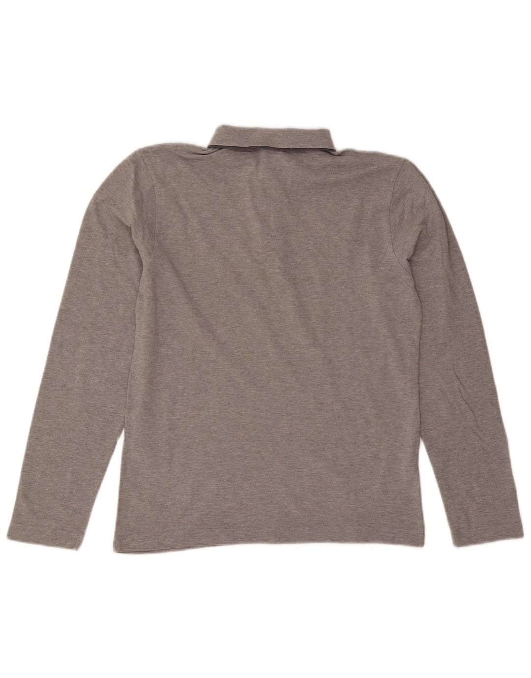 Polo a maniche lunghe da uomo Calvin Klein piccola grigia