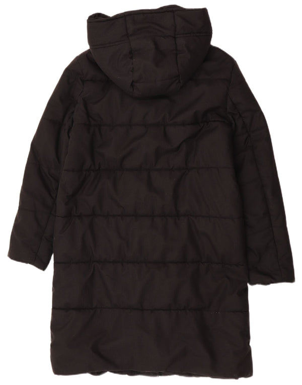 Crew Clothing Cappotto imbottito da donna con vestibilità regolare con cappuccio UK 14 Medio Nero