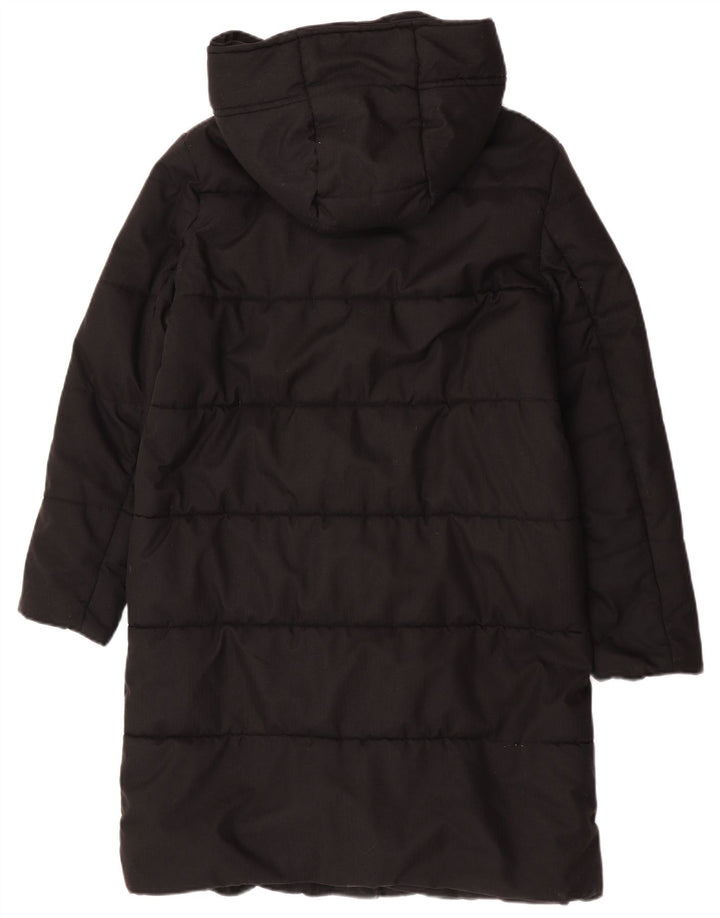 Crew Clothing Cappotto imbottito da donna con vestibilità regolare con cappuccio UK 14 Medio Nero