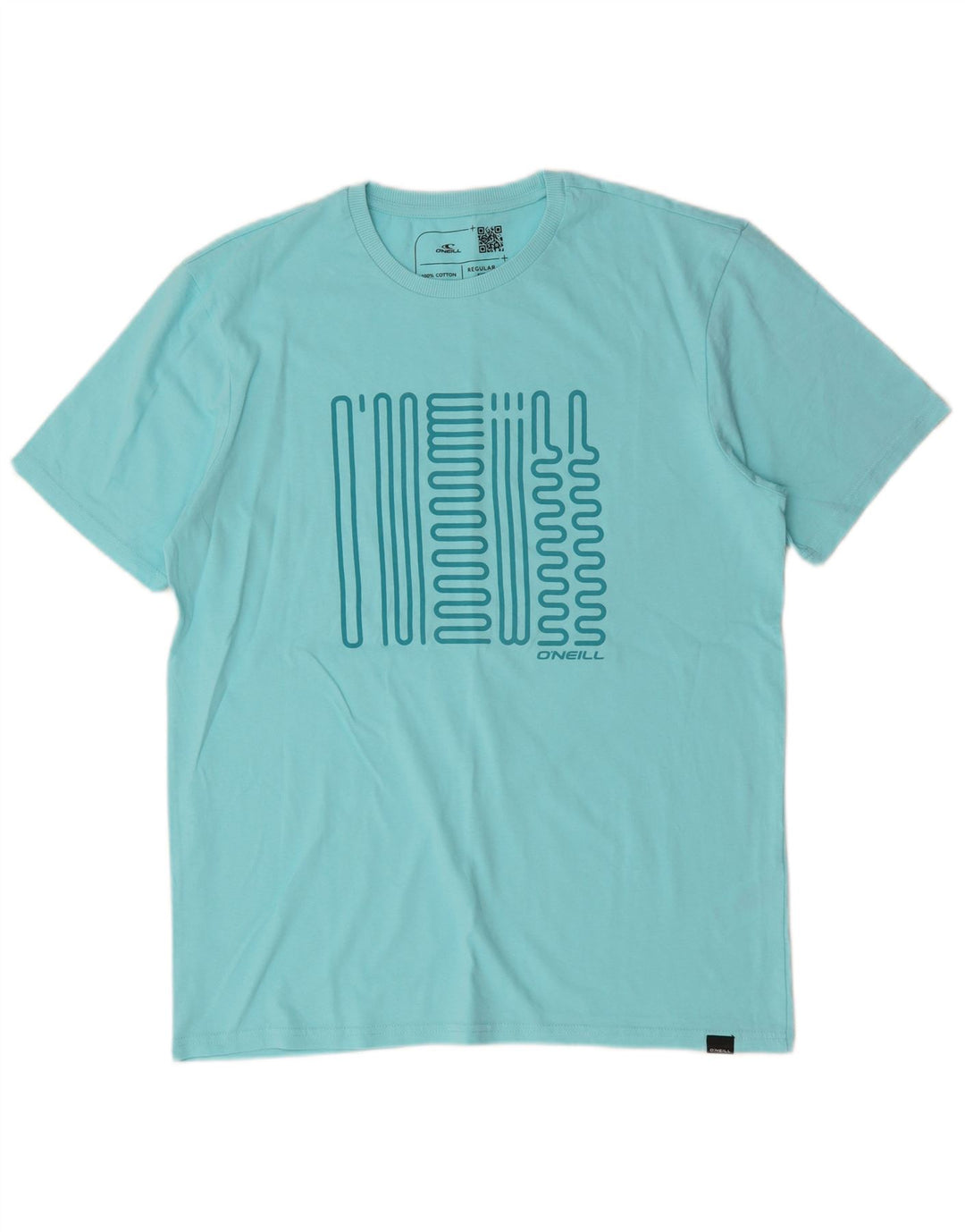 T-shirt grafica da uomo con vestibilità regolare O'Neill in cotone blu medio