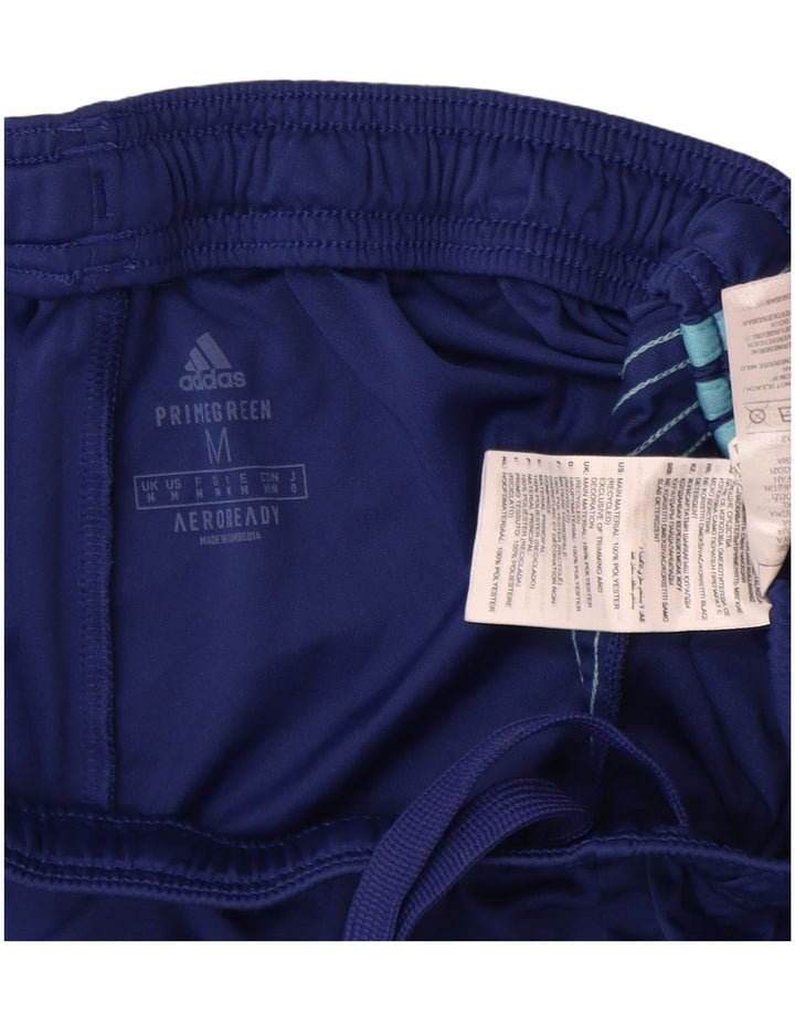 Pantaloncini sportivi Adidas Aeroready da uomo medi in poliestere blu navy