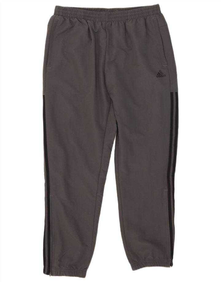 Pantaloni da tuta da uomo Adidas Joggers grandi in poliestere grigio
