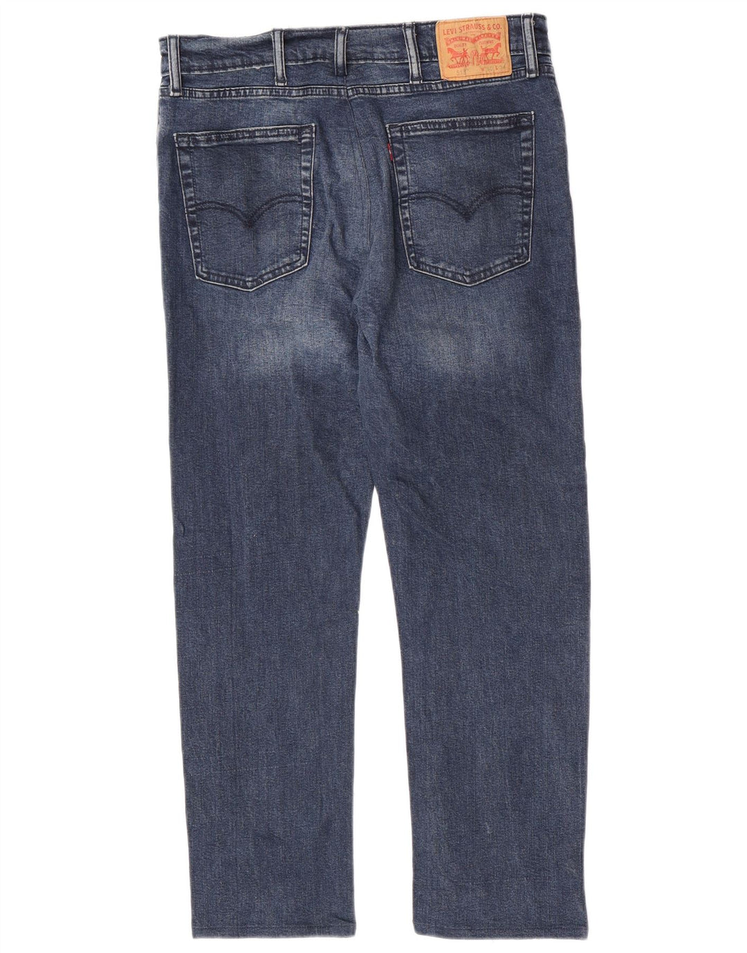 Levi's Uomo 513 Slim Jeans dritti W40 L27 Cotone Blu