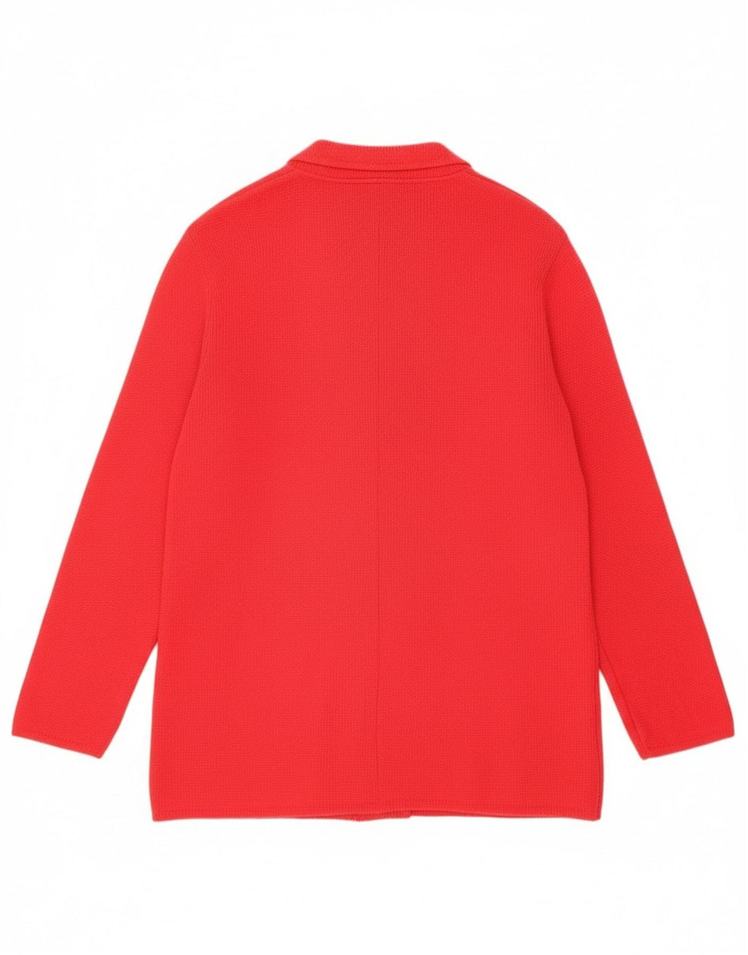 Giacca blazer doppiopetto vintage da donna UK 16 grande rossa