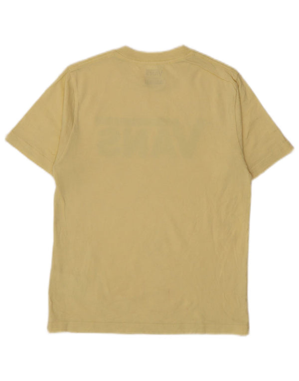 T-shirt grafica Vans da ragazzo Classic Fit 8-9 anni piccola in cotone giallo