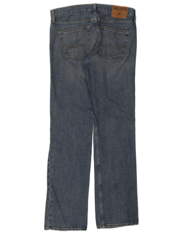 Jeans Bootcut Hollister da donna W30 L32 cotone blu