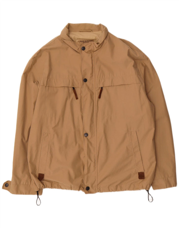 Giubbotto bomber vintage da uomo IT 54 2XL in cotone beige