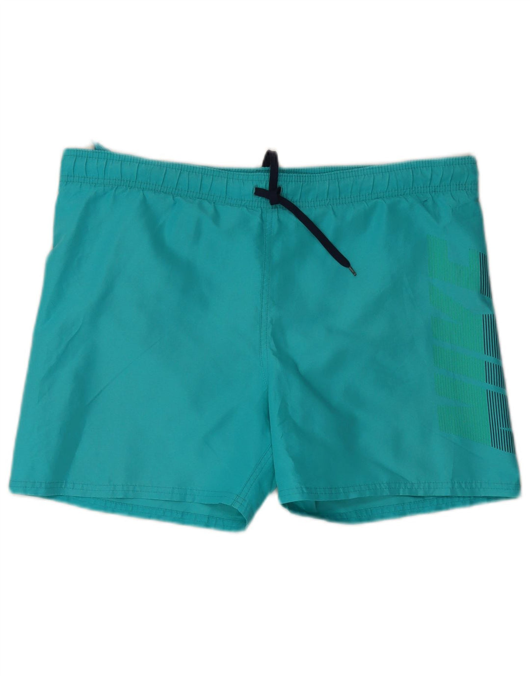 Pantaloncini da bagno grafici Nike da uomo in poliestere blu medio