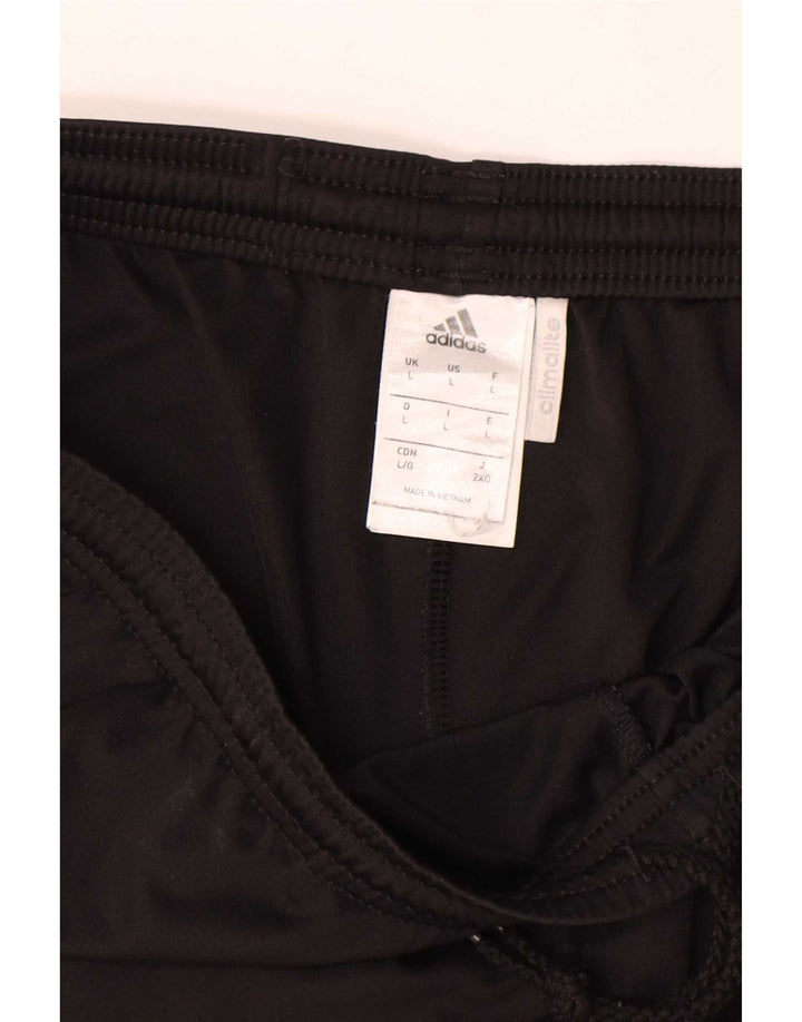 Pantaloncini sportivi Adidas Climalite da uomo grandi in poliestere nero