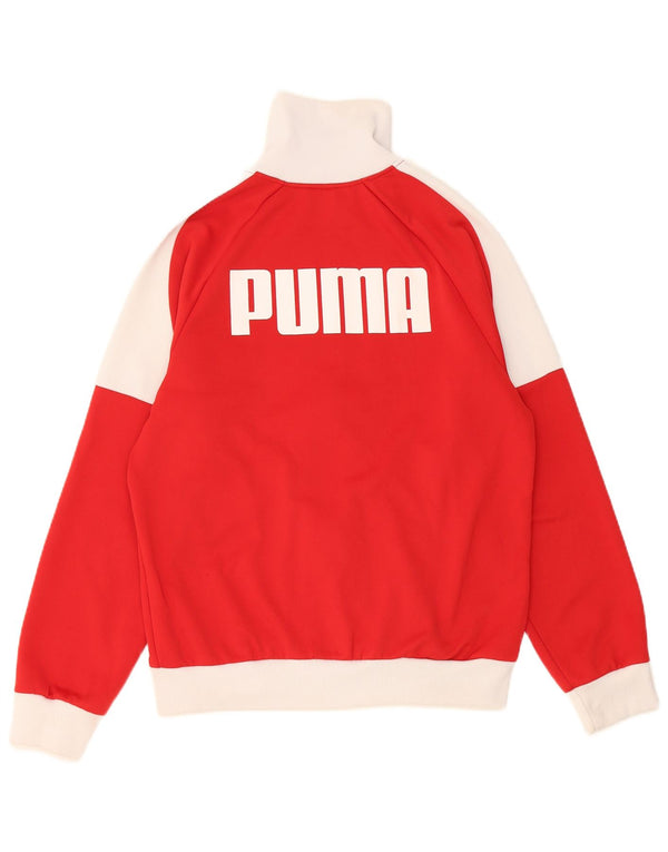Giacca da ginnastica grafica per ragazze Puma 15-16 anni Rosso Colourblock