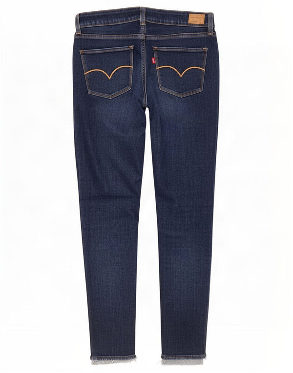 Jeans cropped legging da donna Levi's W29 L26 cotone blu