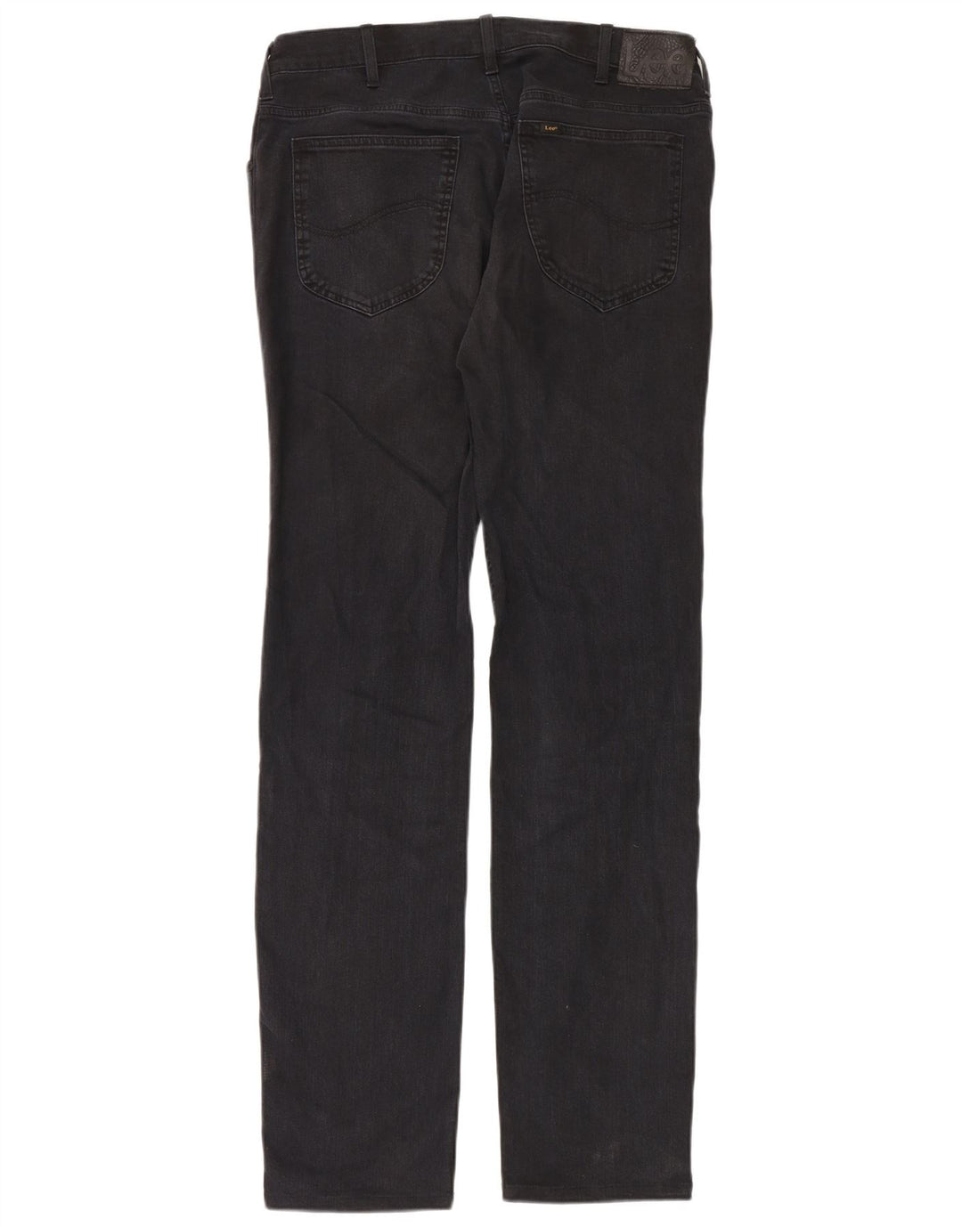 Jeans dritti da uomo Lee Rider W36 L34 cotone nero