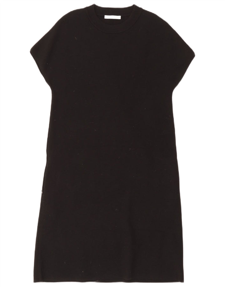 Abito a trapezio da donna Hugo Boss UK 6 XS cotone nero