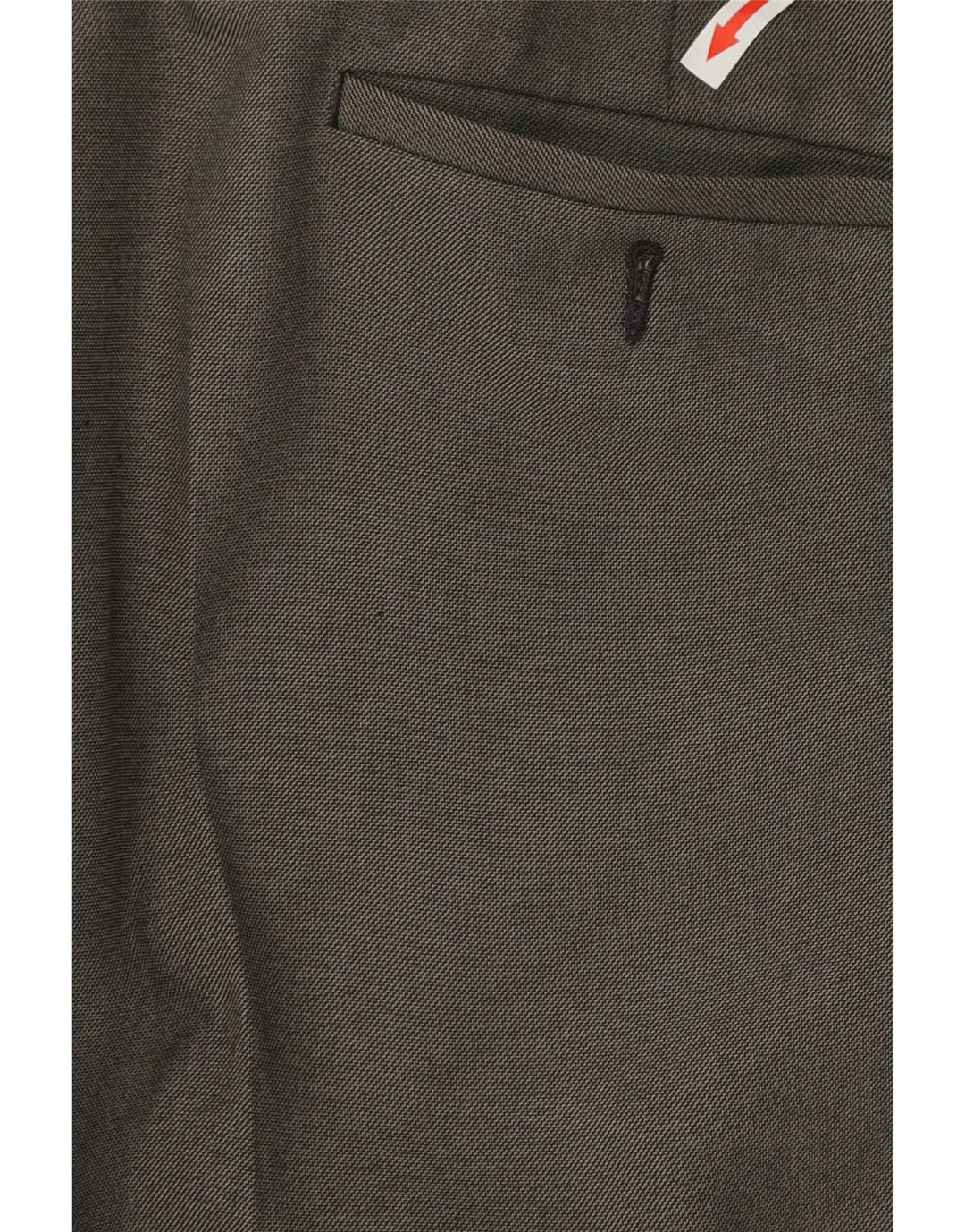 Pantaloni da abito dritti da uomo Marks & Spencer W36 L29 poliestere nero
