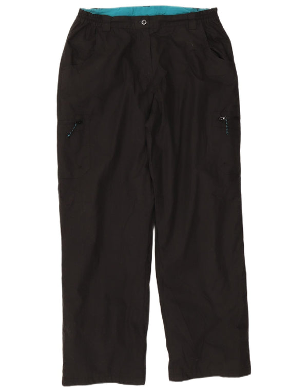 Pantaloni cargo dritti da donna Mountain Warehouse UK 14 Large W32 L30 Neri