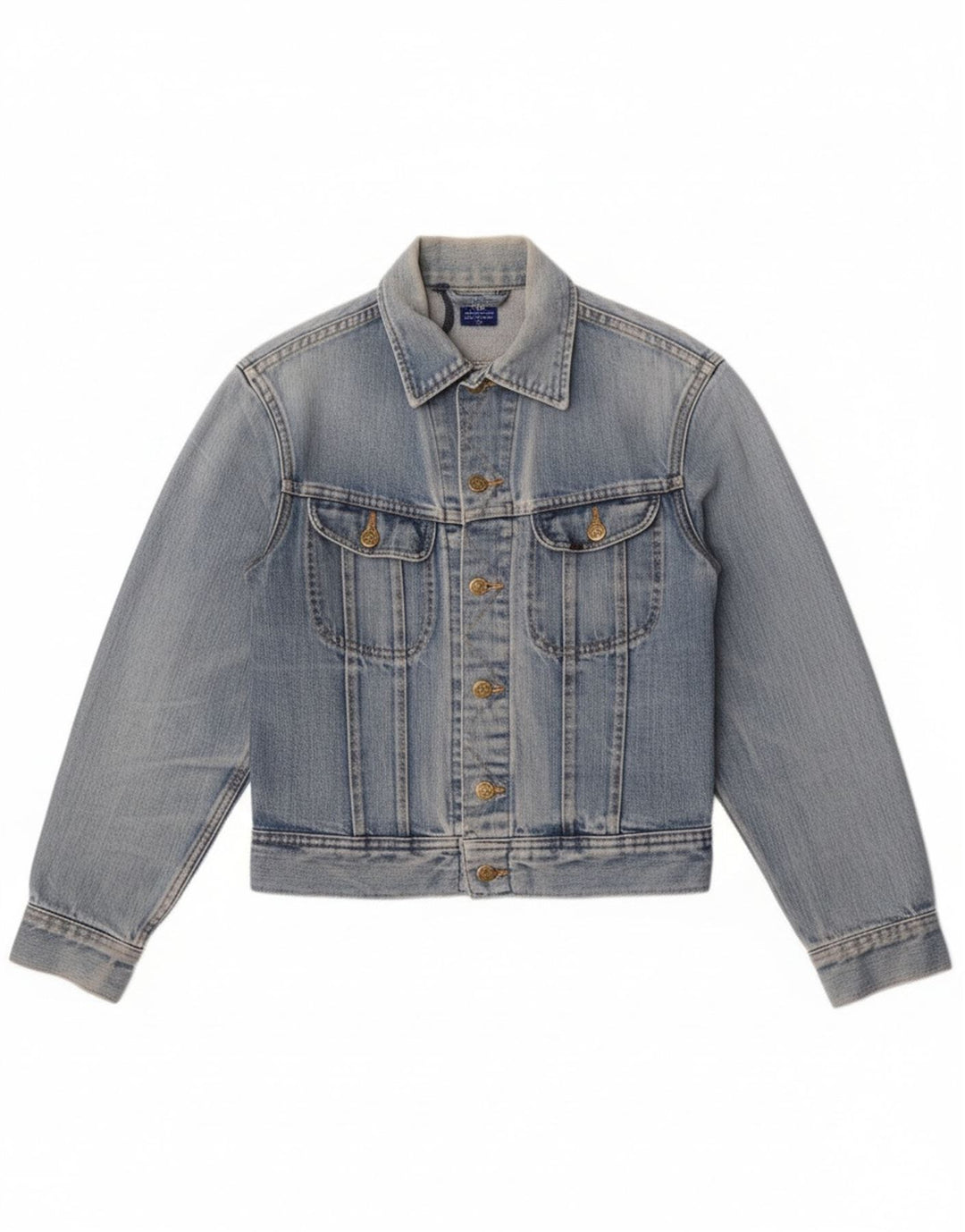 Giacca in denim corta da donna Lee UK 12 Blu medio