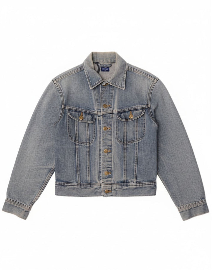 Giacca in denim corta da donna Lee UK 12 Blu medio