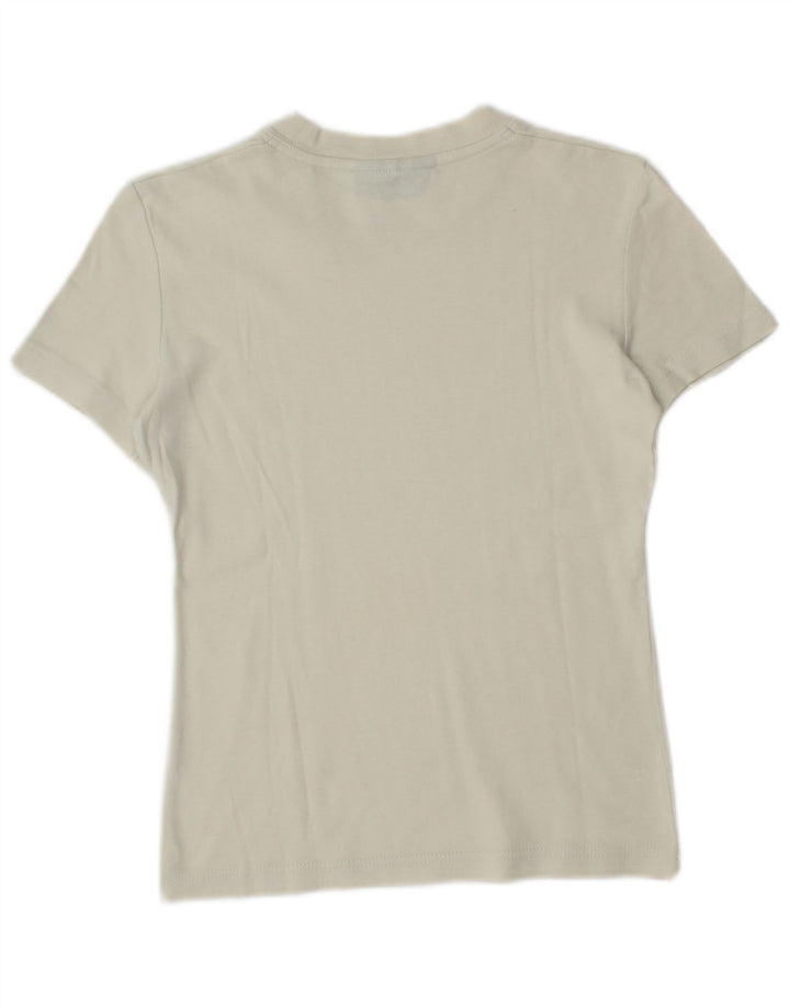 T-shirt da donna Gas Top UK 12 cotone bianco medio