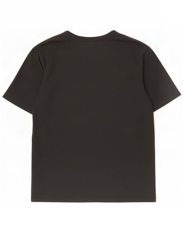Champion Mens Graphic T-Shirt Top Large Black Cotton