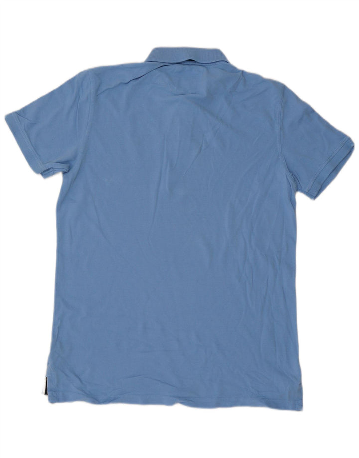 Crew Clothing Polo da uomo grande in cotone blu