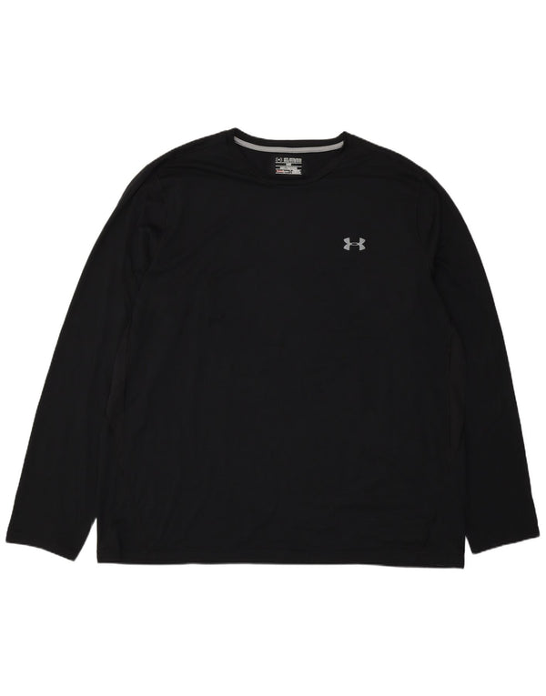 Under Armour Mens Heat Gear Top manica lunga 3XL poliestere nero