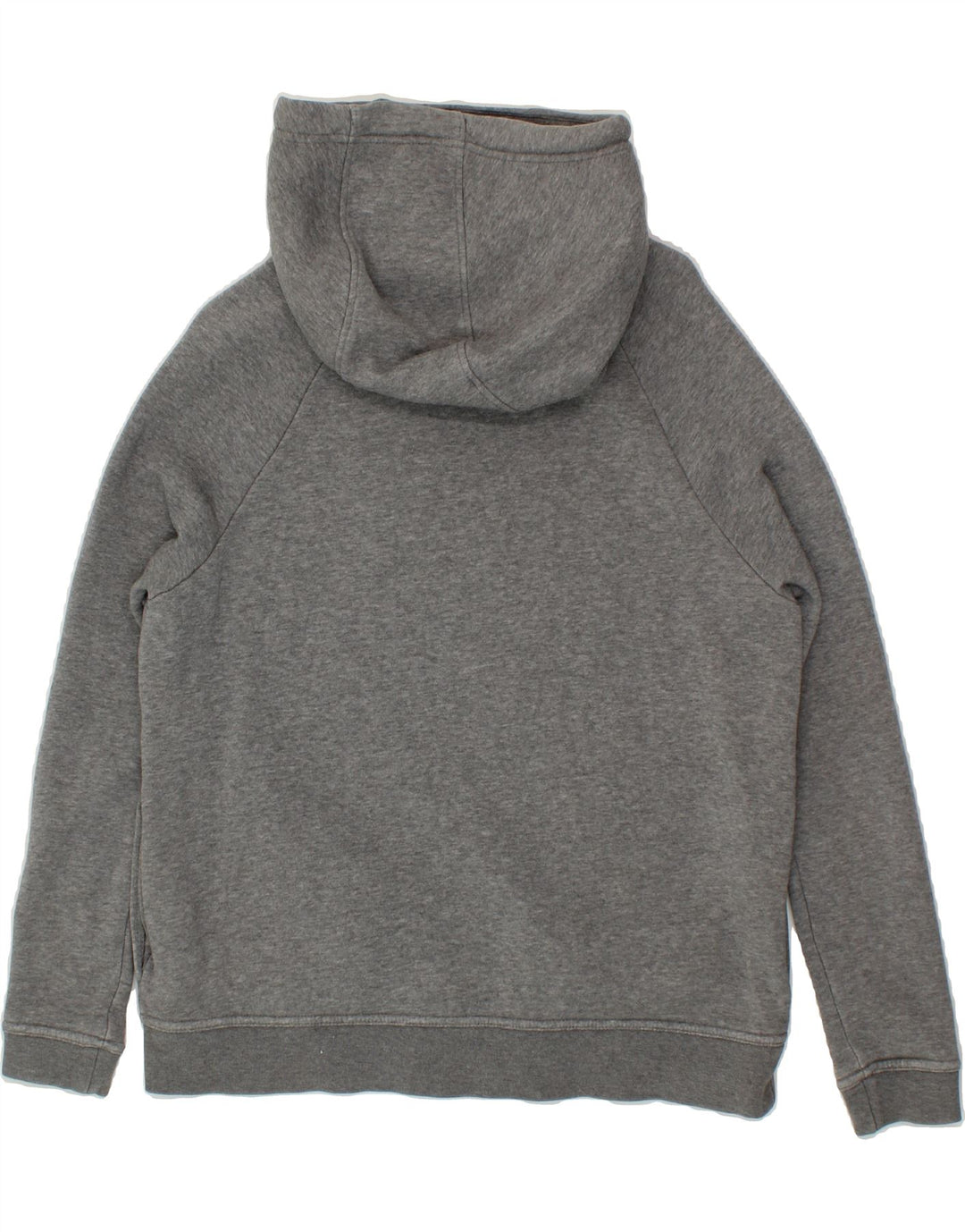 NIKE Womens Graphic Hoodie Jumper UK 14 Medium Grey Cotton Vintage Nike and Second-Hand Nike from Messina Hembry 