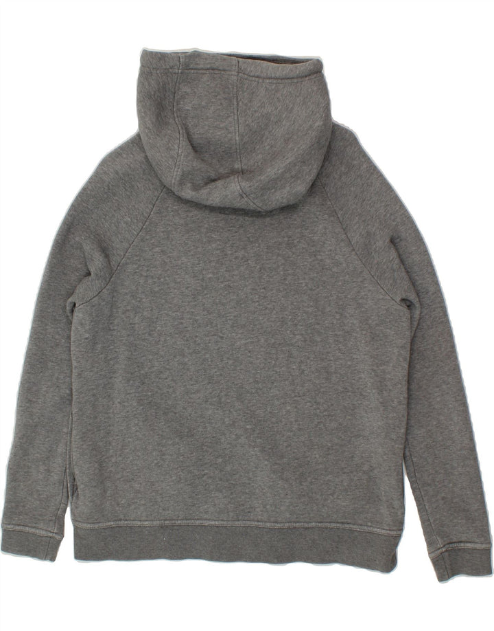 NIKE Womens Graphic Hoodie Jumper UK 14 Medium Grey Cotton Vintage Nike and Second-Hand Nike from Messina Hembry 