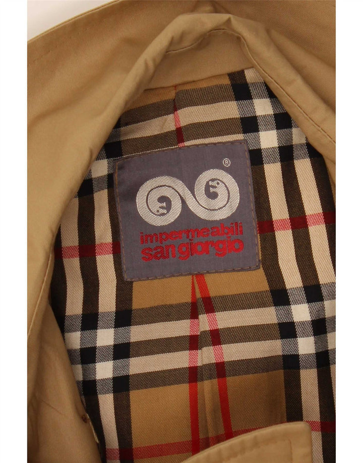 Trench Uomo Sangiorgio IT 54 2XL Poliestere Beige