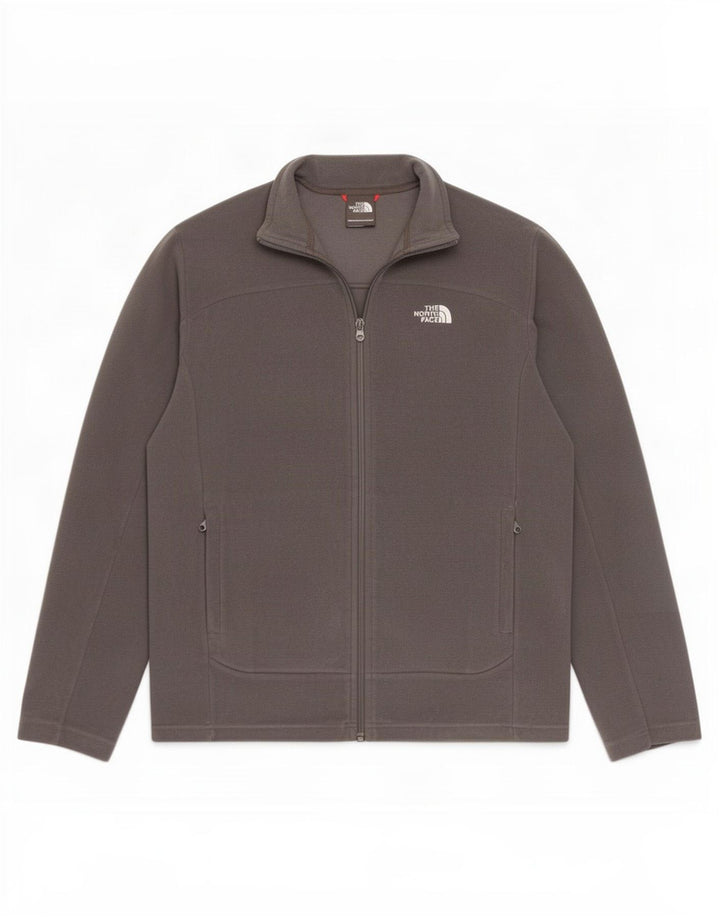 Giacca in pile da uomo The North Face UK 38 Poliestere grigio medio