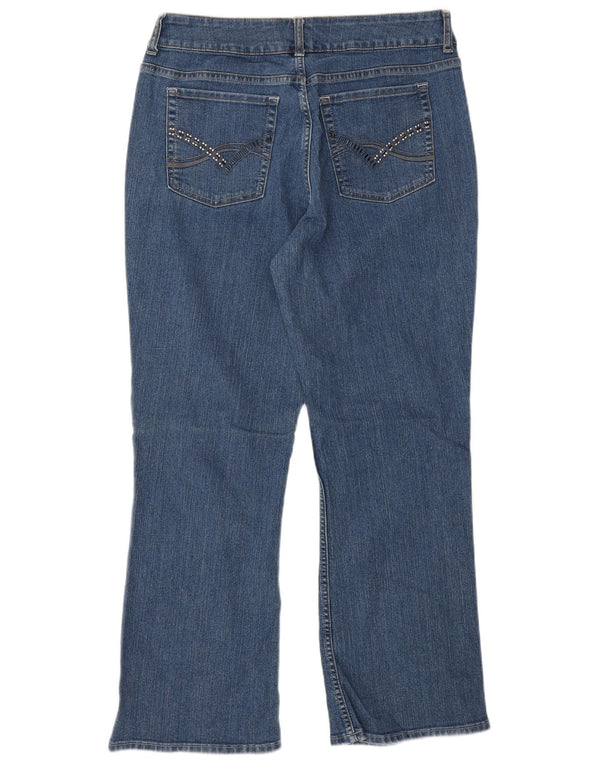 Jeans Lee Riders Bootcut da donna US 12 Large W34 L28 Cotone blu