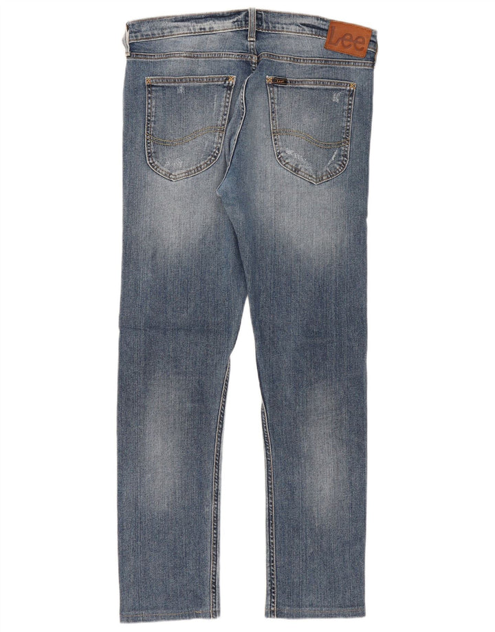 Jeans slim LEE da donna Luke effetto invecchiato W31 L29 cotone blu