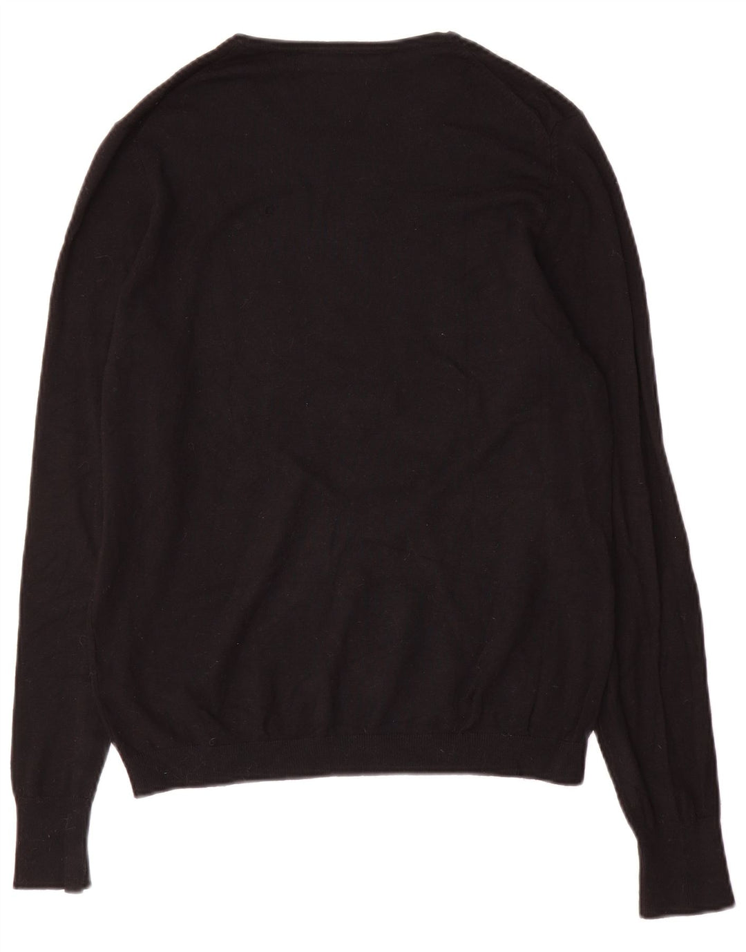 Maglione maglione girocollo da uomo Zara grande nero