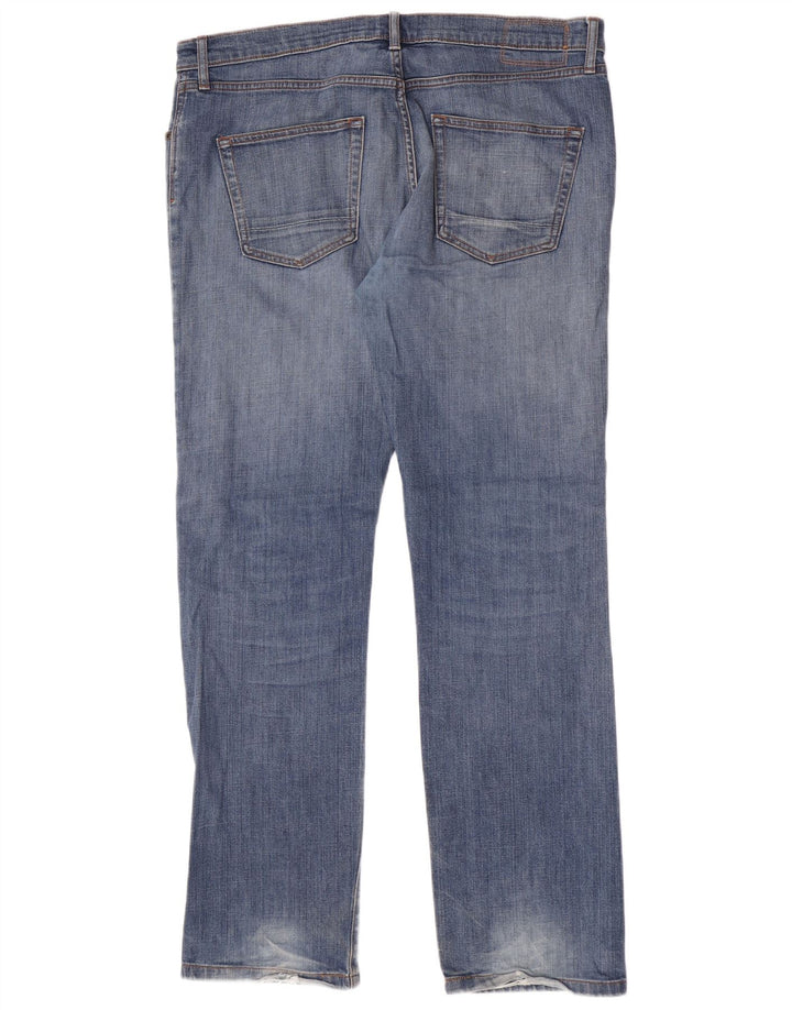 Jeans dritti da uomo Marks & Spencer W36 L33 cotone blu
