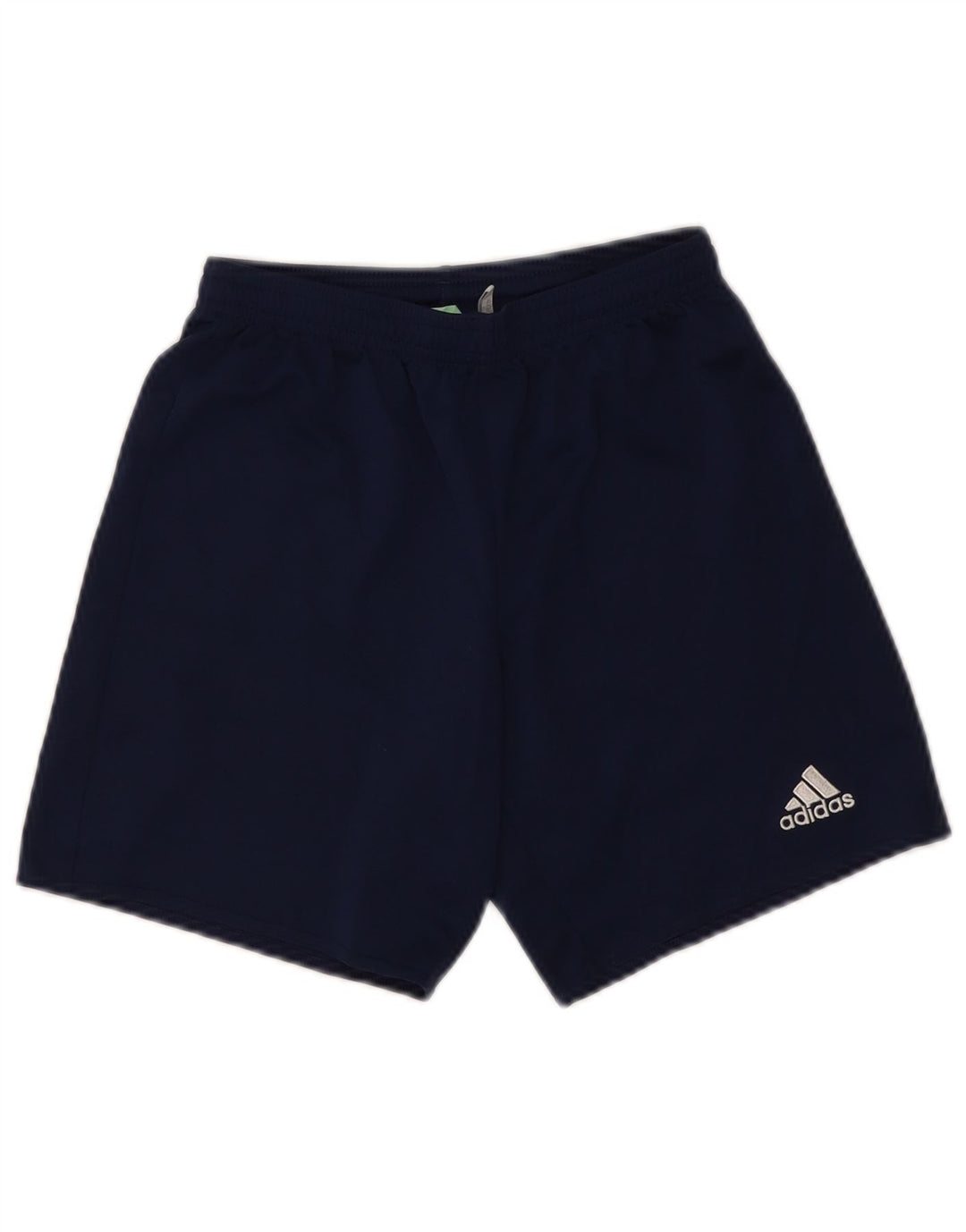 Pantaloncini sportivi Adidas Climalite da ragazzo 11-12 anni in poliestere blu navy