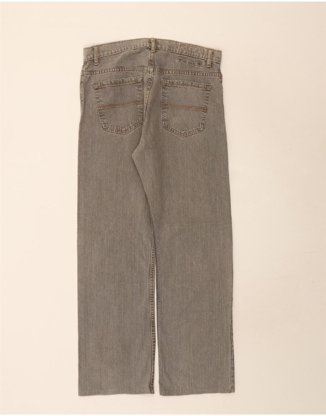 Jeans dritti da uomo Marks & Spencer W34 L31 cotone grigio