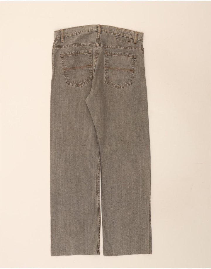 Jeans dritti da uomo Marks & Spencer W34 L31 cotone grigio