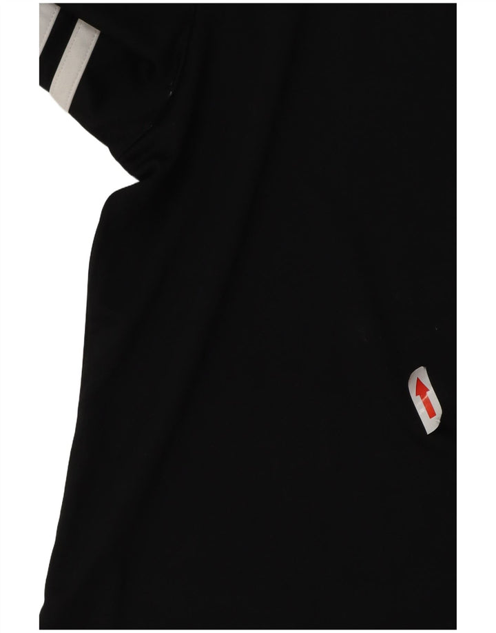 T-shirt Adidas Climalite da uomo, media, in poliestere nero