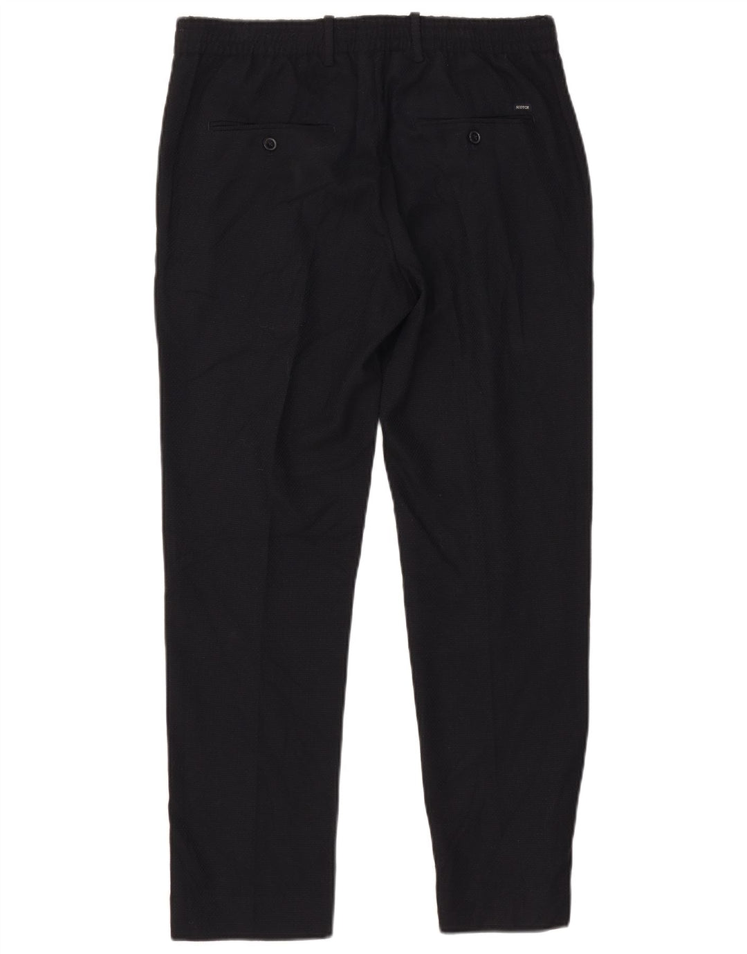 SCOTCH & SODA Pantaloni casual slim da uomo W31 L29 Poliestere nero