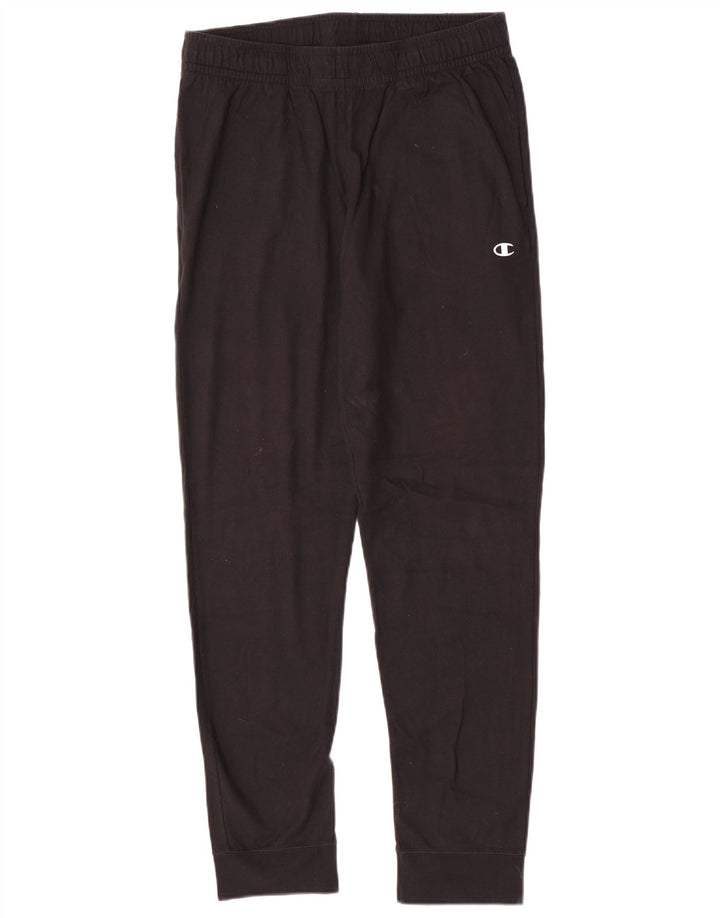 Pantaloni da tuta da uomo Champion Joggers medio cotone nero