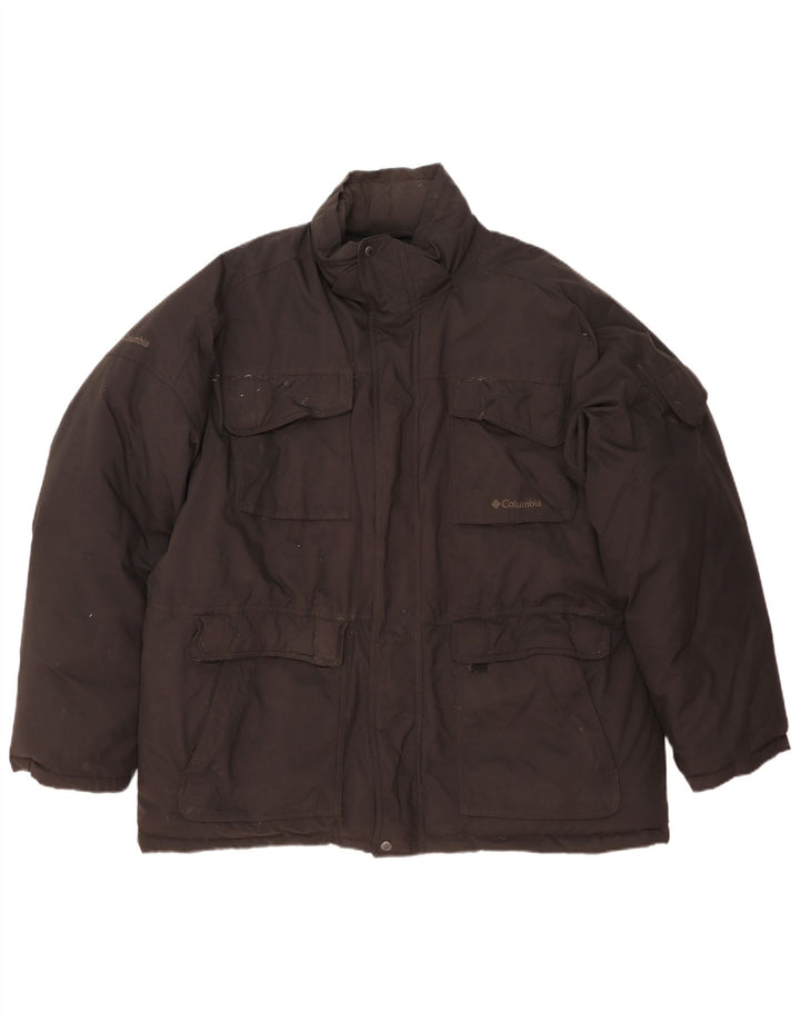Giacca imbottita da uomo Columbia UK 42 XL nylon nero