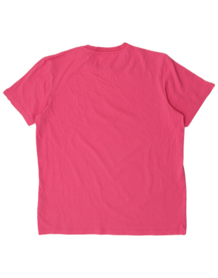 T-shirt da donna Adidas Top UK 12/14 cotone rosa medio