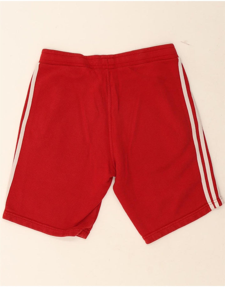 ADIDAS Mens Sport Shorts Small Red Cotton Vintage Adidas and Second-Hand Adidas from Messina Hembry 