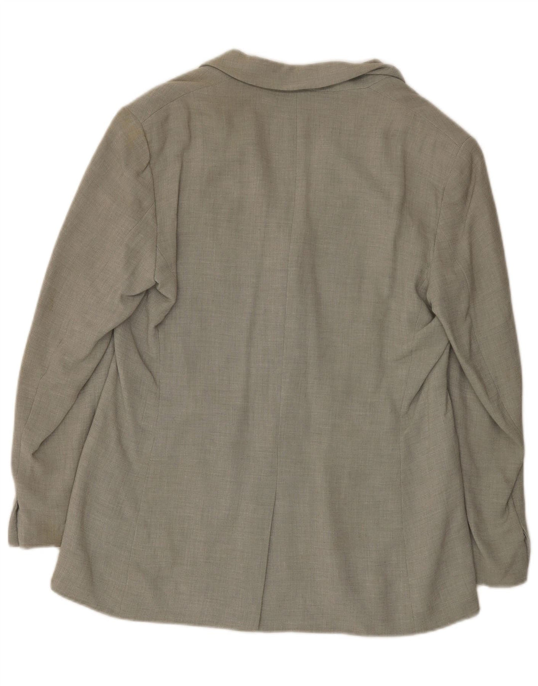 Giacca blazer a 3 bottoni da donna Calvin Klein US 14 XL viscosa grigia