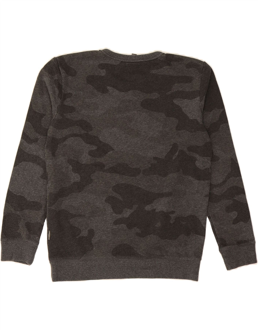 EDDIE BAUER Boys Sweatshirt Jumper 13-14 Years Large Grey Camouflage Vintage Eddie Bauer and Second-Hand Eddie Bauer from Messina Hembry 