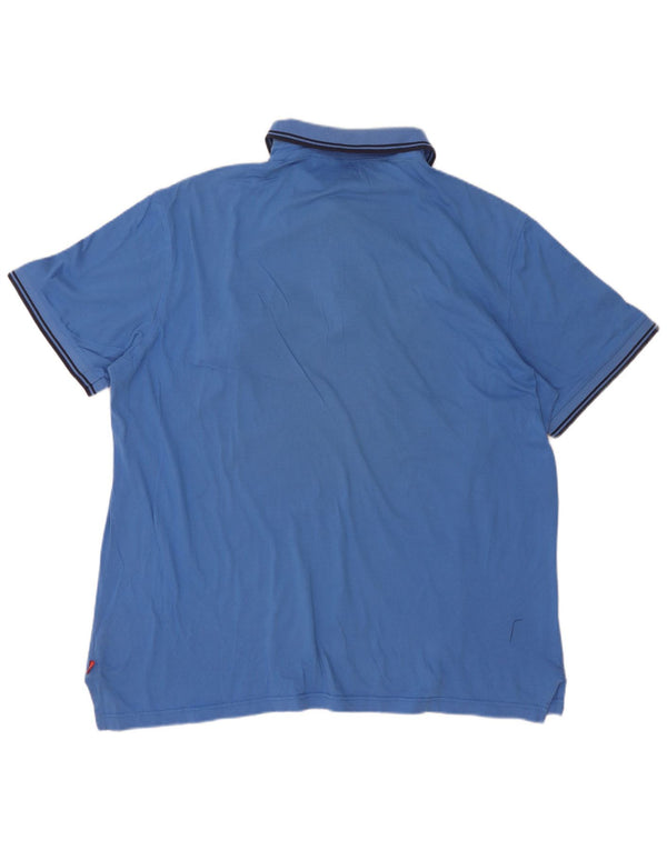 Polo da uomo Izod XL in cotone blu