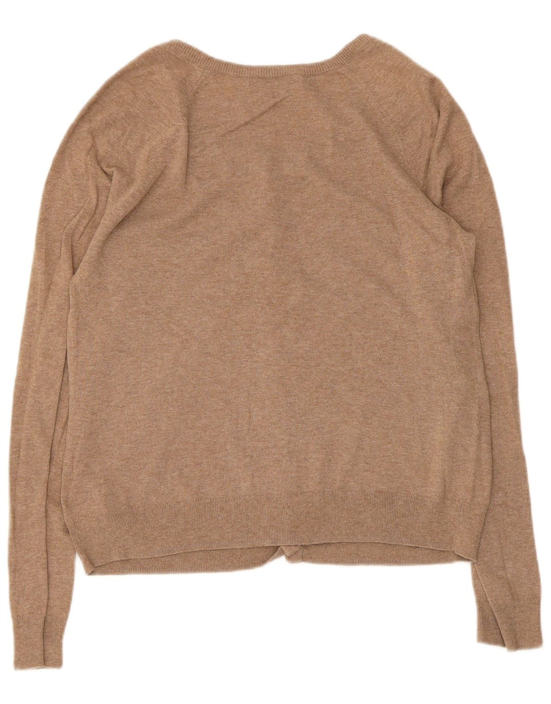 Maglione cardigan da donna Gap UK 12 Cotone marrone medio