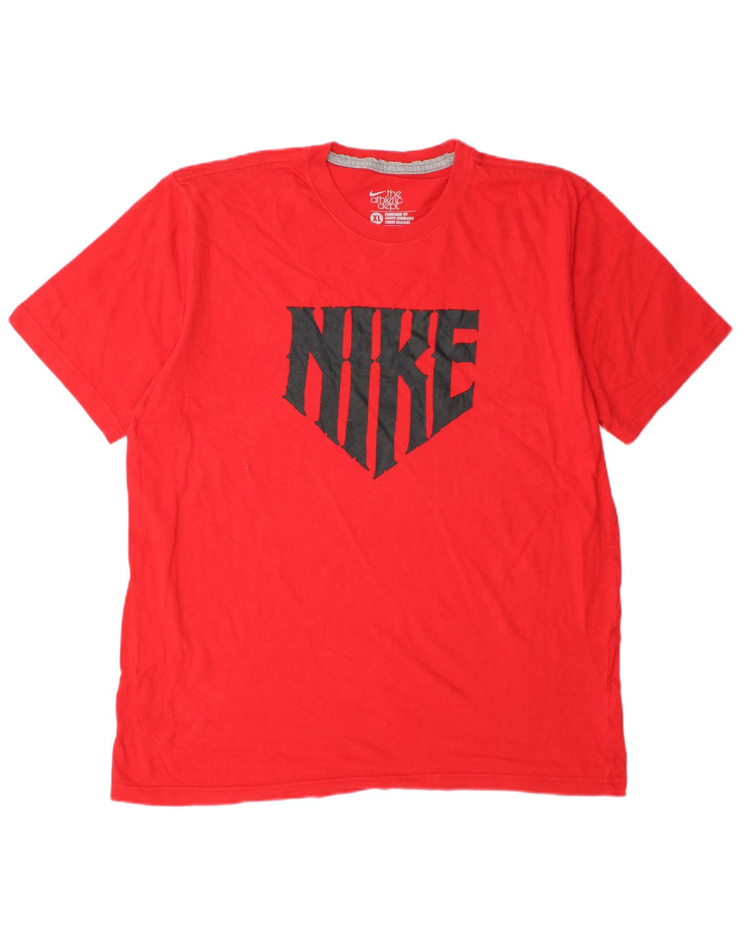 NIKE T-shirt grafica da uomo Coupe Standard con vestibilità standard, XL, in cotone rosso