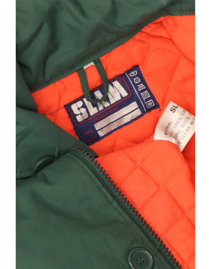 Cappotto imbottito da uomo Slam UK 38 Nylon verde medio