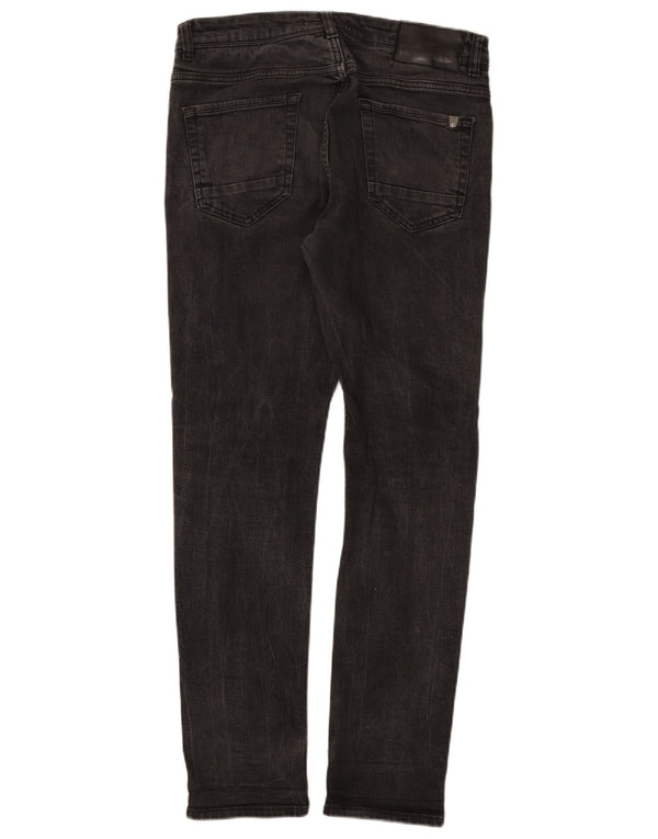 Jeans slim da uomo Zara EU 42 Large W32 L31 cotone nero