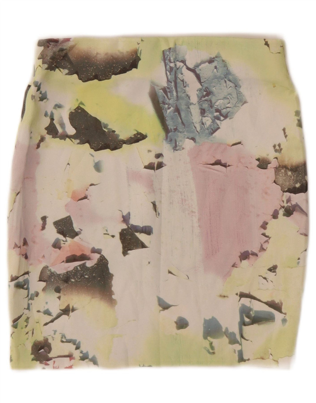 Gonna a tubino con motivo astratto Zara da donna media W28 multicolore